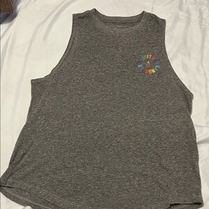 Heather Gray Spiritual Gangster Graphic Tank